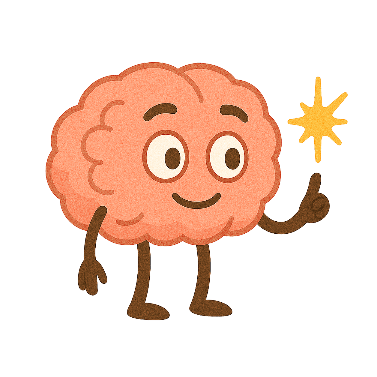 Brainy, the Cognitive Bias Lab mascot