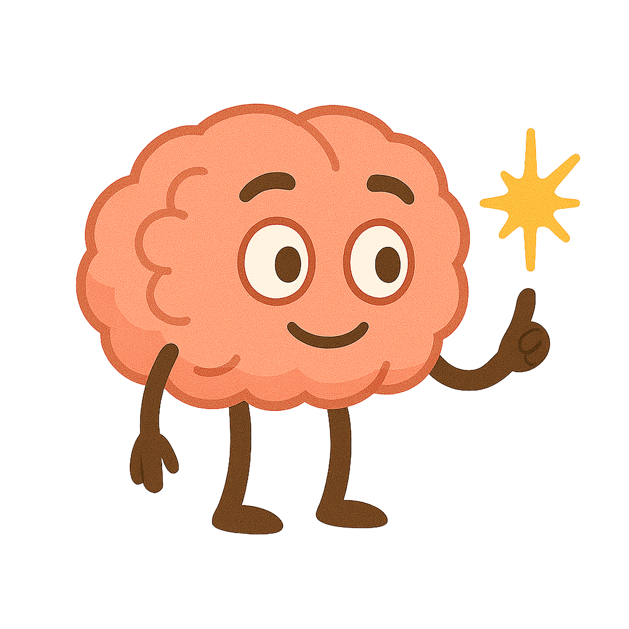 Brainy, the Cognitive Bias Lab mascot